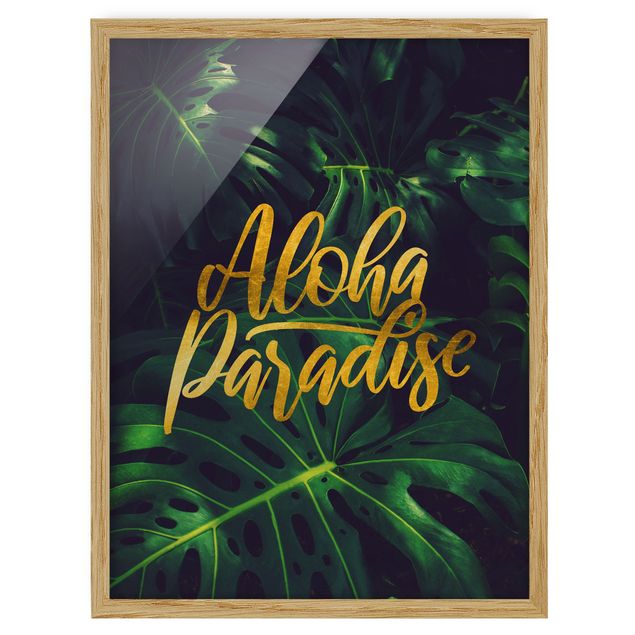 Ingelijste posters Jungle - Aloha Paradise
