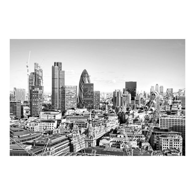 Fotobehang City Of London Black And White
