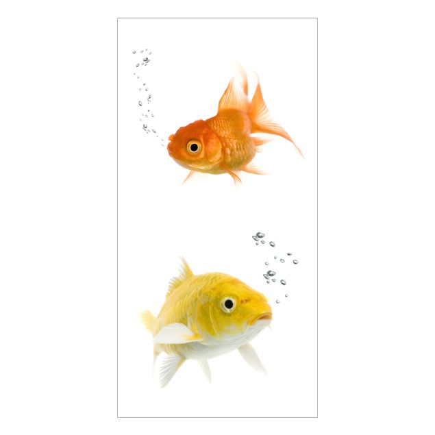 Raamfolie Colourful Fishes Duo
