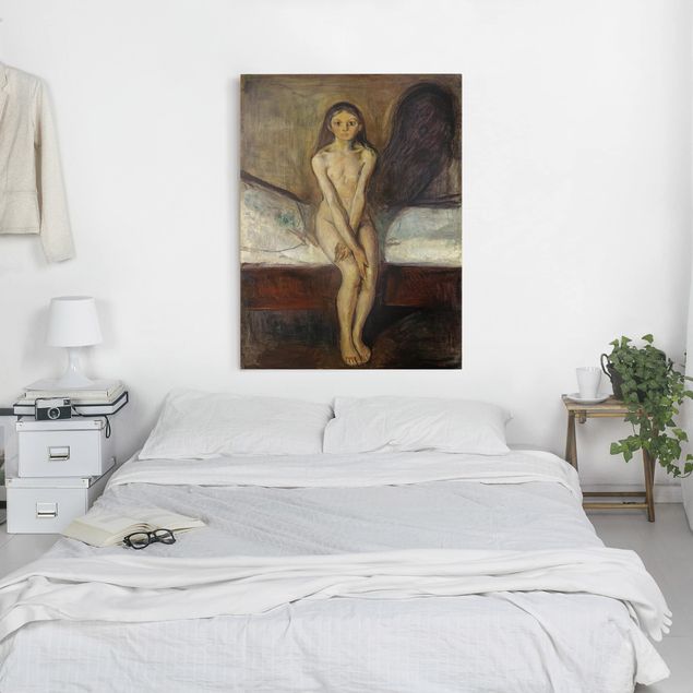 Canvas schilderijen Edvard Munch - Puberty