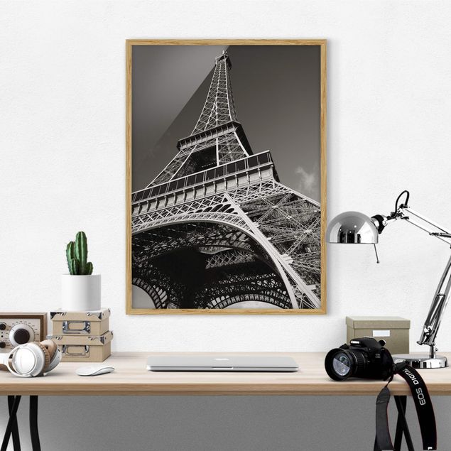 Ingelijste posters Eiffel tower