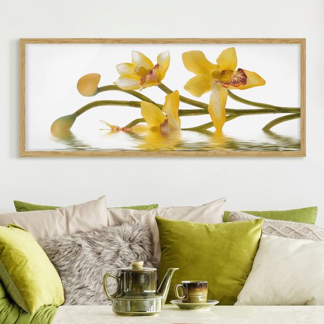 Ingelijste posters Saffron Orchid Waters