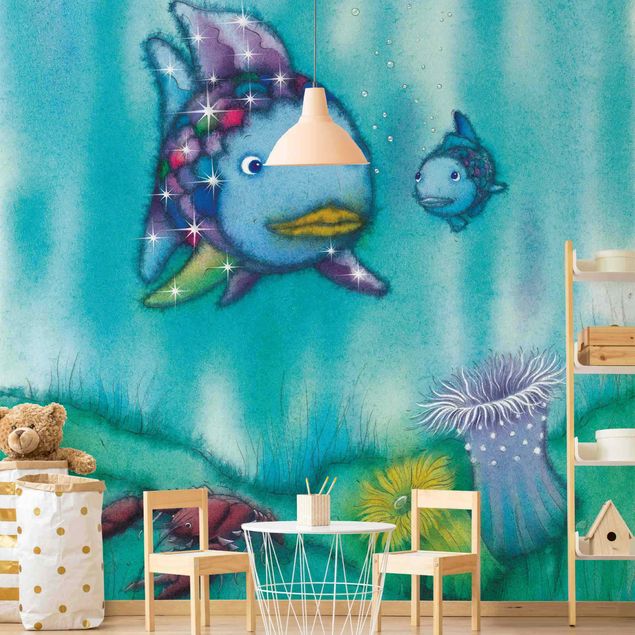 Fotobehang The Rainbow Fish - Two Fish Friends Out And About