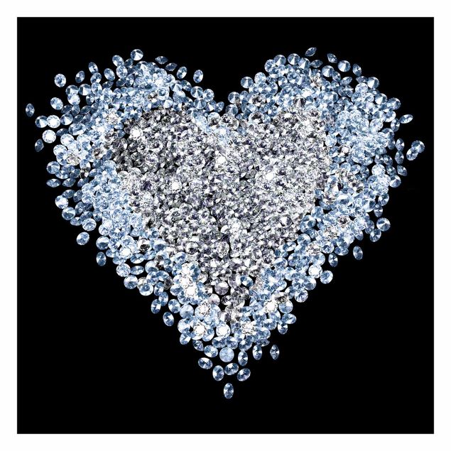 Patroonbehang Diamond Heart