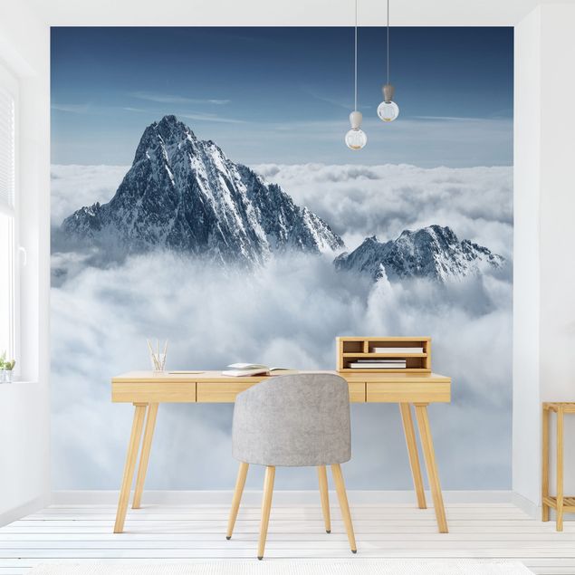 Fotobehang The Alps Above The Clouds