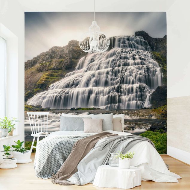 Fotobehang Dynjandi Waterfall