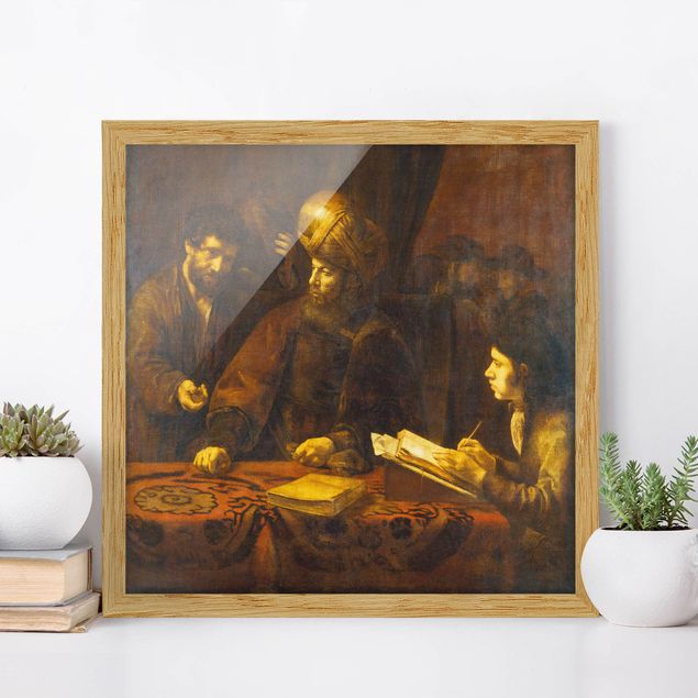 Ingelijste posters Rembrandt Van Rijn - Parable of the Labourers