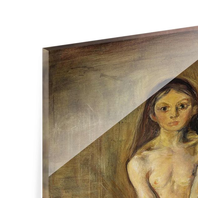 Glasschilderijen Edvard Munch - Puberty