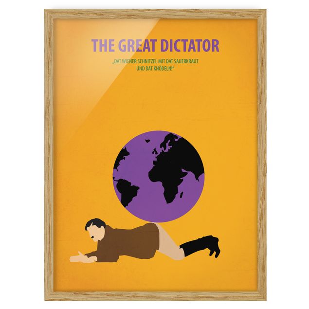 Ingelijste posters Film Poster The Great Dictator