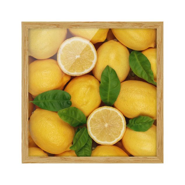 Ingelijste posters Juicy lemons