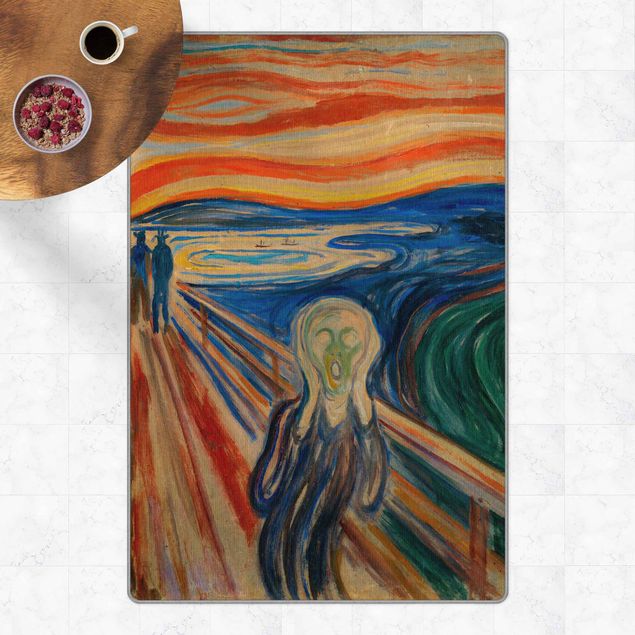 gekleurde vloerkleden Edvard Munch - The Scream