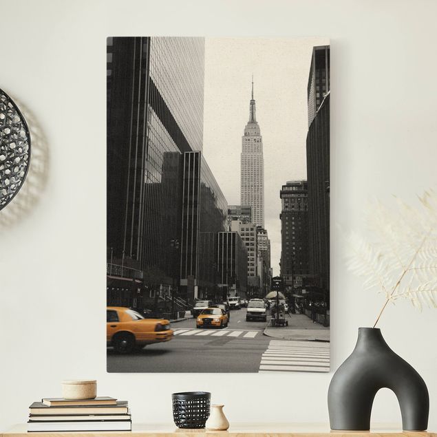 Natuurlijk canvas schilderijen Empire State Building