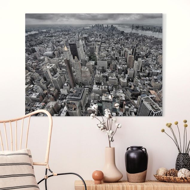 Canvas schilderijen View Over Manhattan