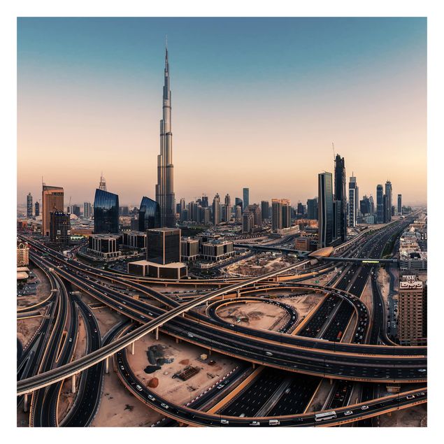 Fotobehang Abendstimmung in Dubai