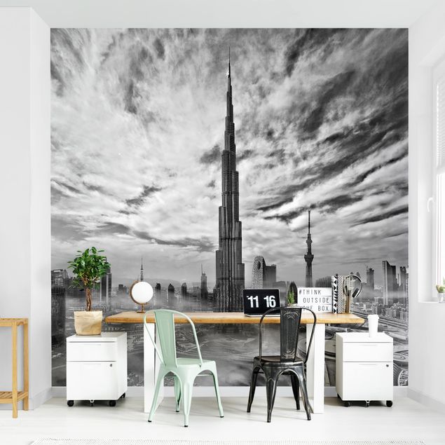 Fotobehang Dubai Super Skyline