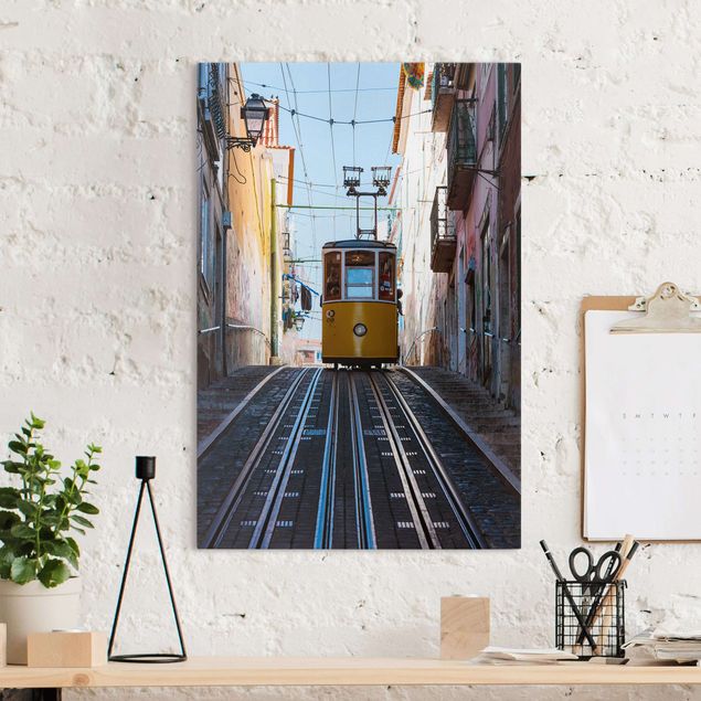 Matteo Colombo Yellow Cableway In Lisbon