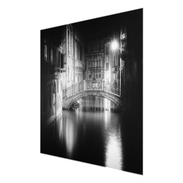 Glasschilderijen Bridge Venice