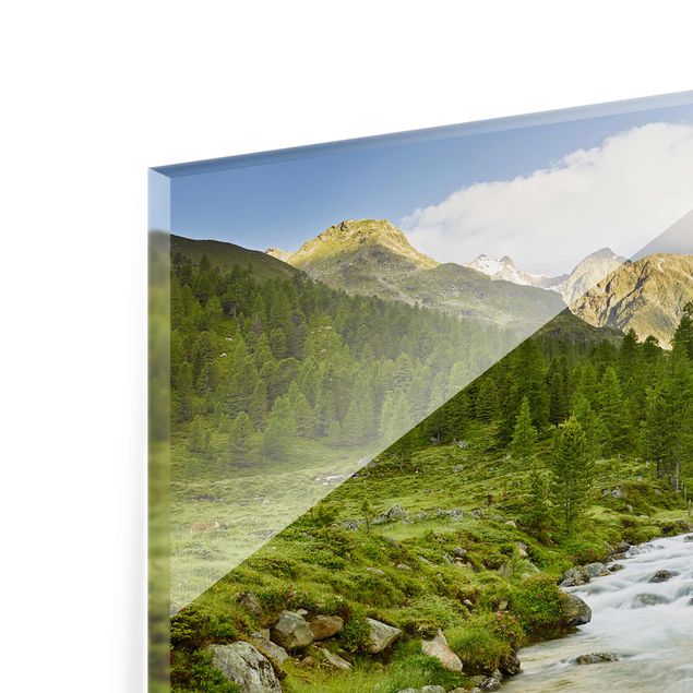 Glasschilderijen Debanttal Hohe Tauern National Park