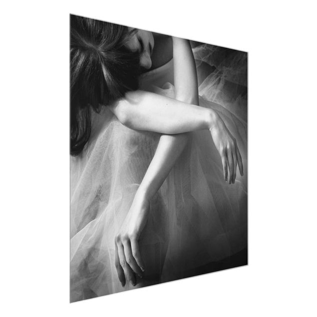 Glasschilderijen The Hands Of A Ballerina
