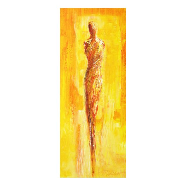 Glasschilderijen Petra Schüßler - Figure In Yellow