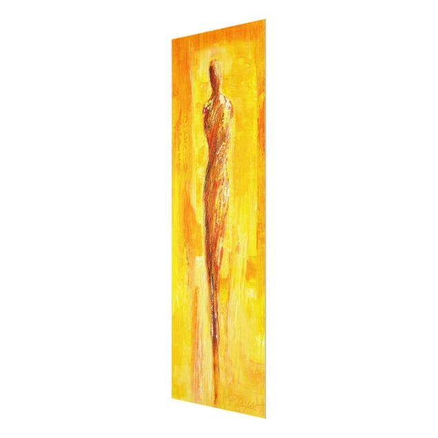 Glasschilderijen Petra Schüßler - Figure In Yellow