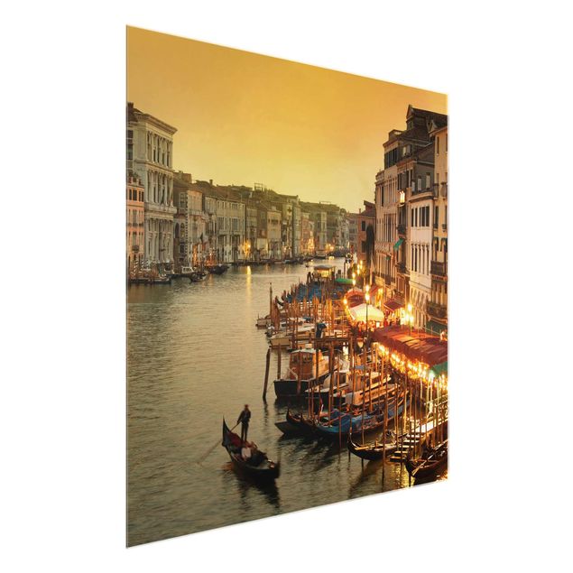Glasschilderijen Grand Canal Of Venice