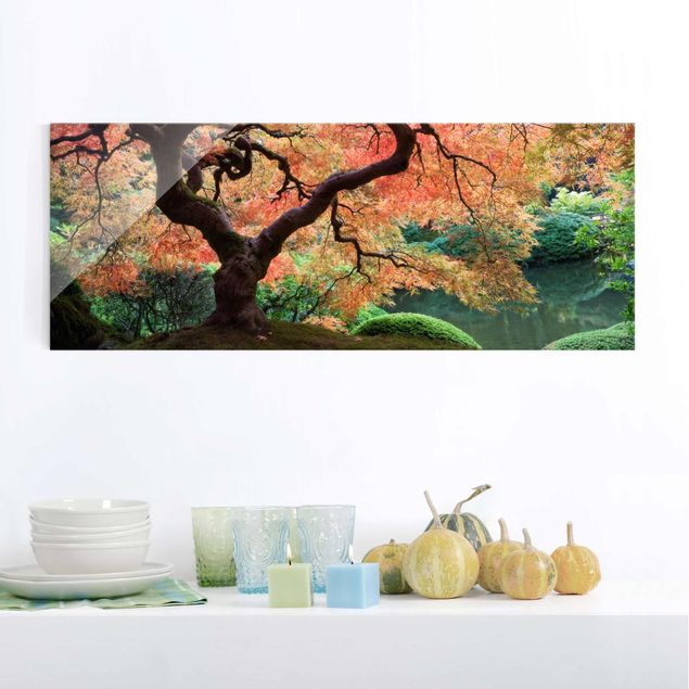Glasschilderijen Japanese Garden