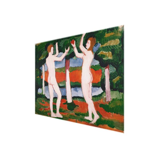 Glasschilderijen August Macke - Adam And Eve