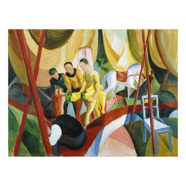 Glasschilderijen August Macke - Circus