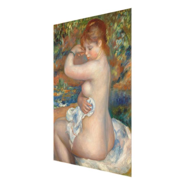 Glasschilderijen Auguste Renoir - After the Bath