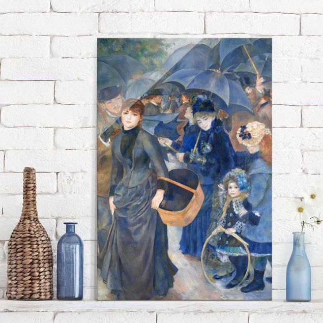 Glasschilderijen Auguste Renoir - Umbrellas