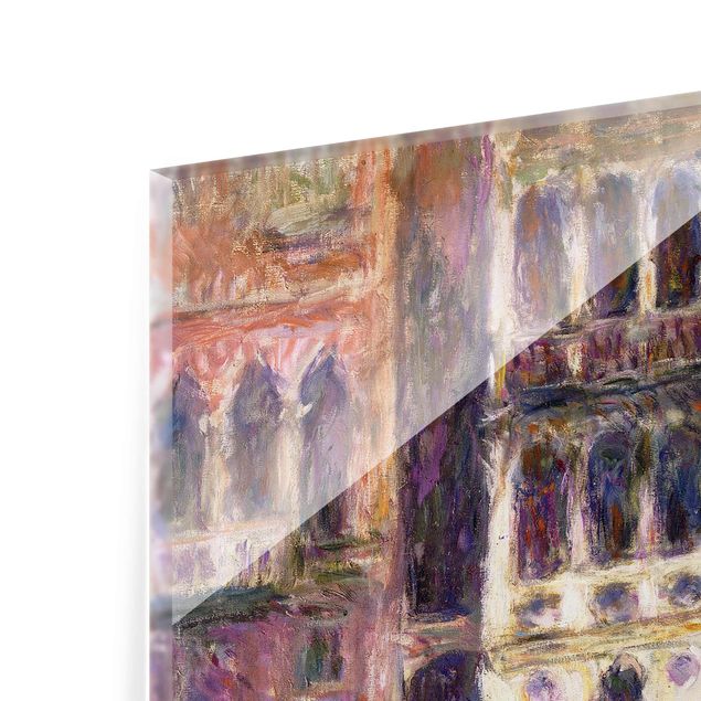 Glasschilderijen Claude Monet - The Palazzo Dario