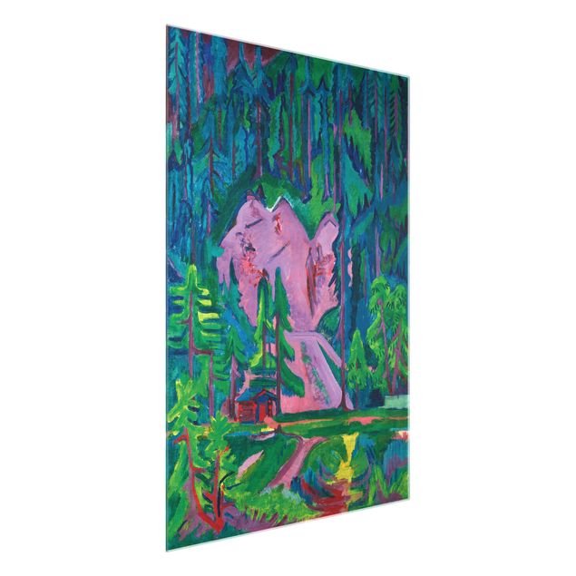 Glasschilderijen Ernst Ludwig Kirchner - Quarry in the Wild