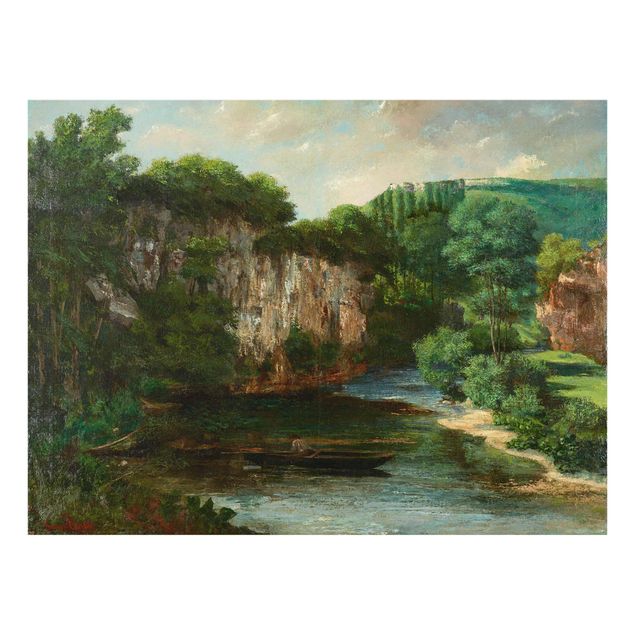 Glasschilderijen Gustave Courbet -  TheOraguy Rock