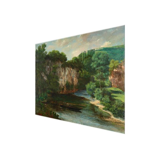 Glasschilderijen Gustave Courbet -  TheOraguy Rock