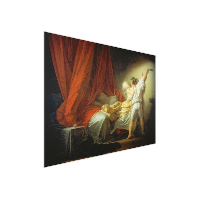 Glasschilderijen Jean Honoré Fragonard - The Bolt