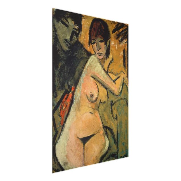 Glasschilderijen Otto Mueller - Lovers