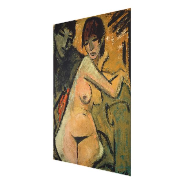 Glasschilderijen Otto Mueller - Lovers