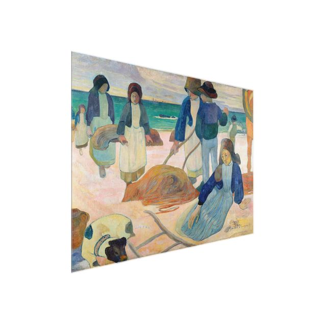 Glasschilderijen Paul Gauguin - The Kelp Gatherers (Ii)