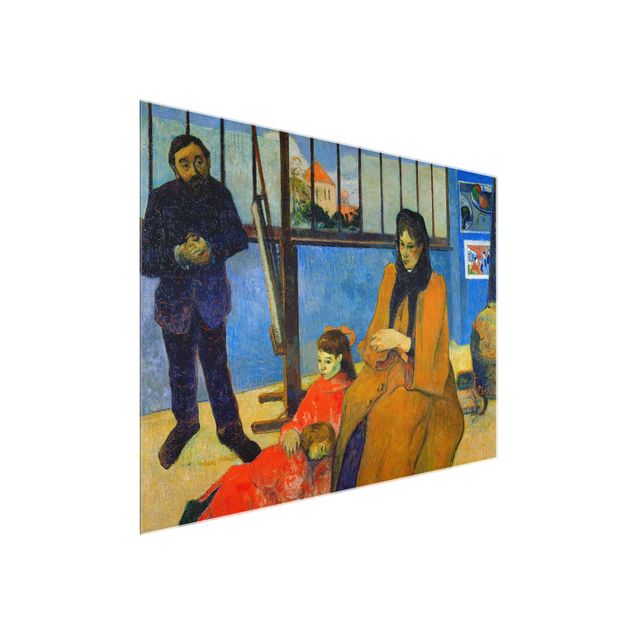 Glasschilderijen Paul Gauguin - The Schuffenecker Family