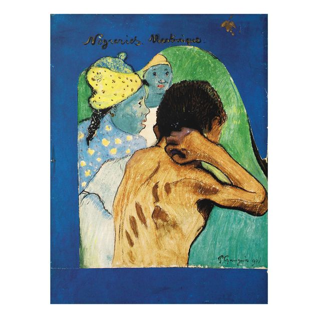 Glasschilderijen Paul Gauguin - Nègreries Martinique