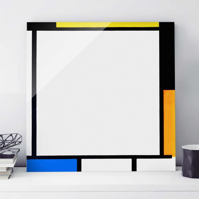 Magnettafel Glas Piet Mondrian - Composition II