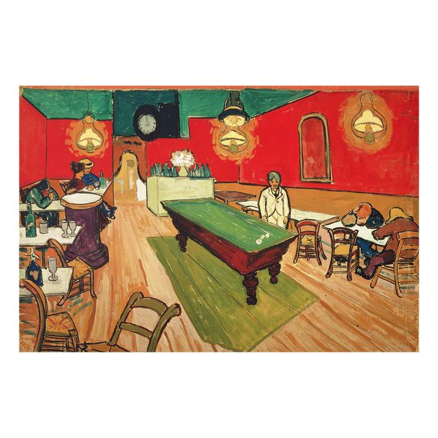 Glasschilderijen Vincent van Gogh - The Night Café