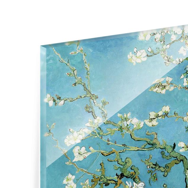 Glasschilderijen Vincent Van Gogh - Almond Blossoms