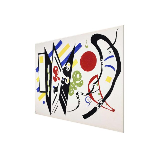 Glasschilderijen Wassily Kandinsky - Reciproque