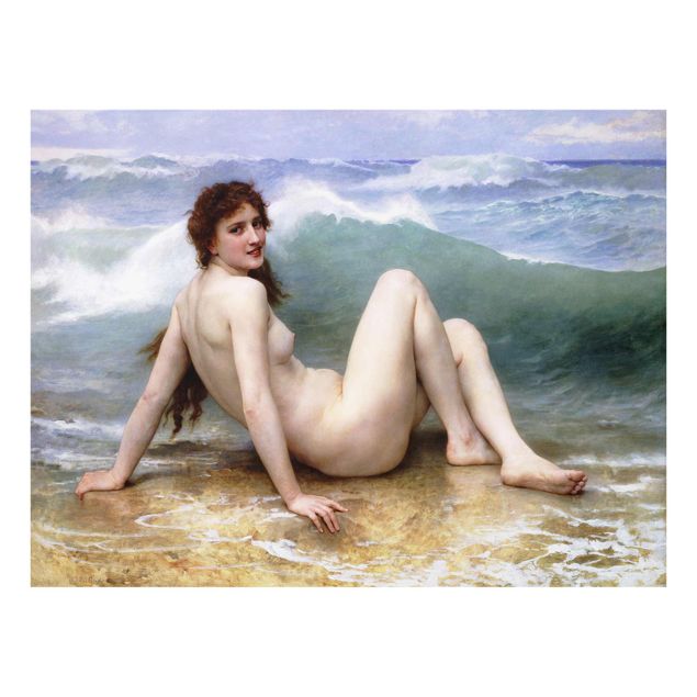 Glasschilderijen William Adolphe Bouguereau - The Wave