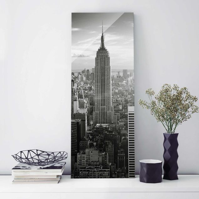 Glas Magnettafel Manhattan Skyline