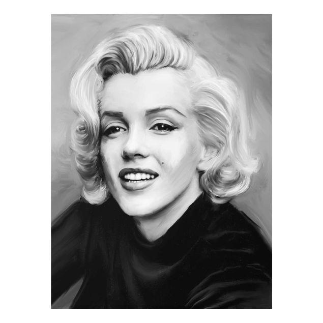 Glasschilderijen Marilyn In Private