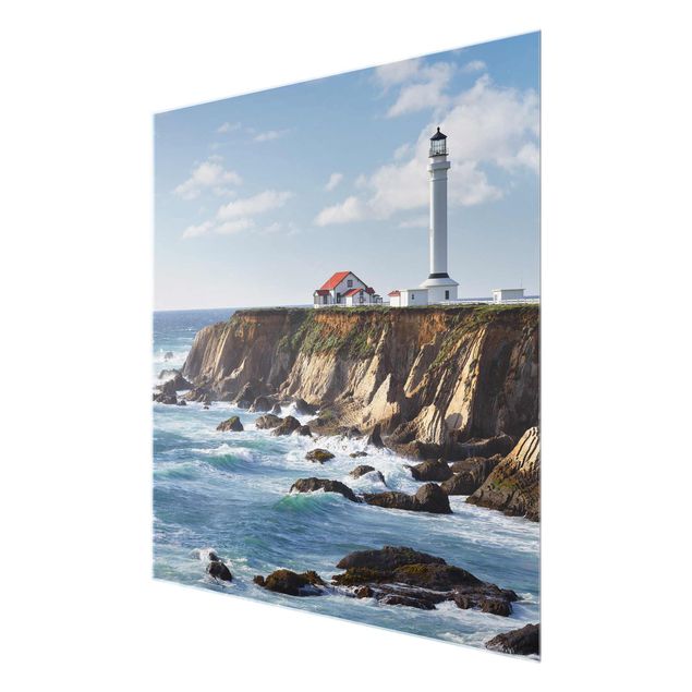 Glasschilderijen Point Arena Lighthouse California