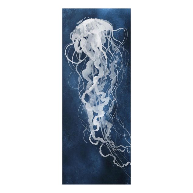 Glasschilderijen Jellyfish Dance I